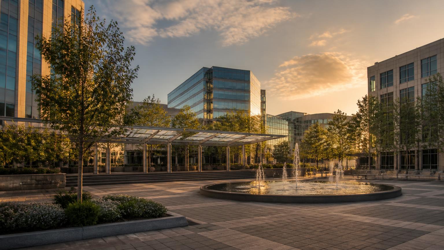 Reston Town Center, a short drive from the academy - Revolution Cricket Academy serves Reston, VA